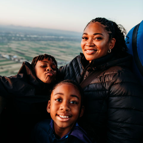 Balloon & Aerial Views:
• Hot air balloon flying over Luxor at sunrise.
• Aerial view of the Valley of the Kings from a balloon.
• Balloon drifting above the Nile River and farmlands.
• Sunrise light over Luxor’s desert and green fields.
• Wide shot of multiple balloons rising over Luxor.

Landmarks From Above:
• Aerial view of the Temple of Hatshepsut from the balloon.
• Desert landscape near the Valley of the Kings from above.
• Balloon view overlooking ancient tomb areas in Luxor.
• Scenic aerial shot of Luxor’s West Bank at sunrise.
• View of Luxor city from a hot air balloon.

Experience & Atmosphere:
• We were inside the hot air balloon basket during the sunrise flight.
• Burners lighting up inside the balloon before takeoff.
• Passenger looking out over Luxor from the balloon.
• Balloon shadow cast over the fields of Luxor.
• Balloon landing area in the Luxor desert.