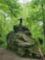 Or climbing big rocks for funzies!