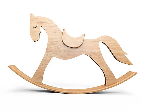 Wooden Rocking Horse