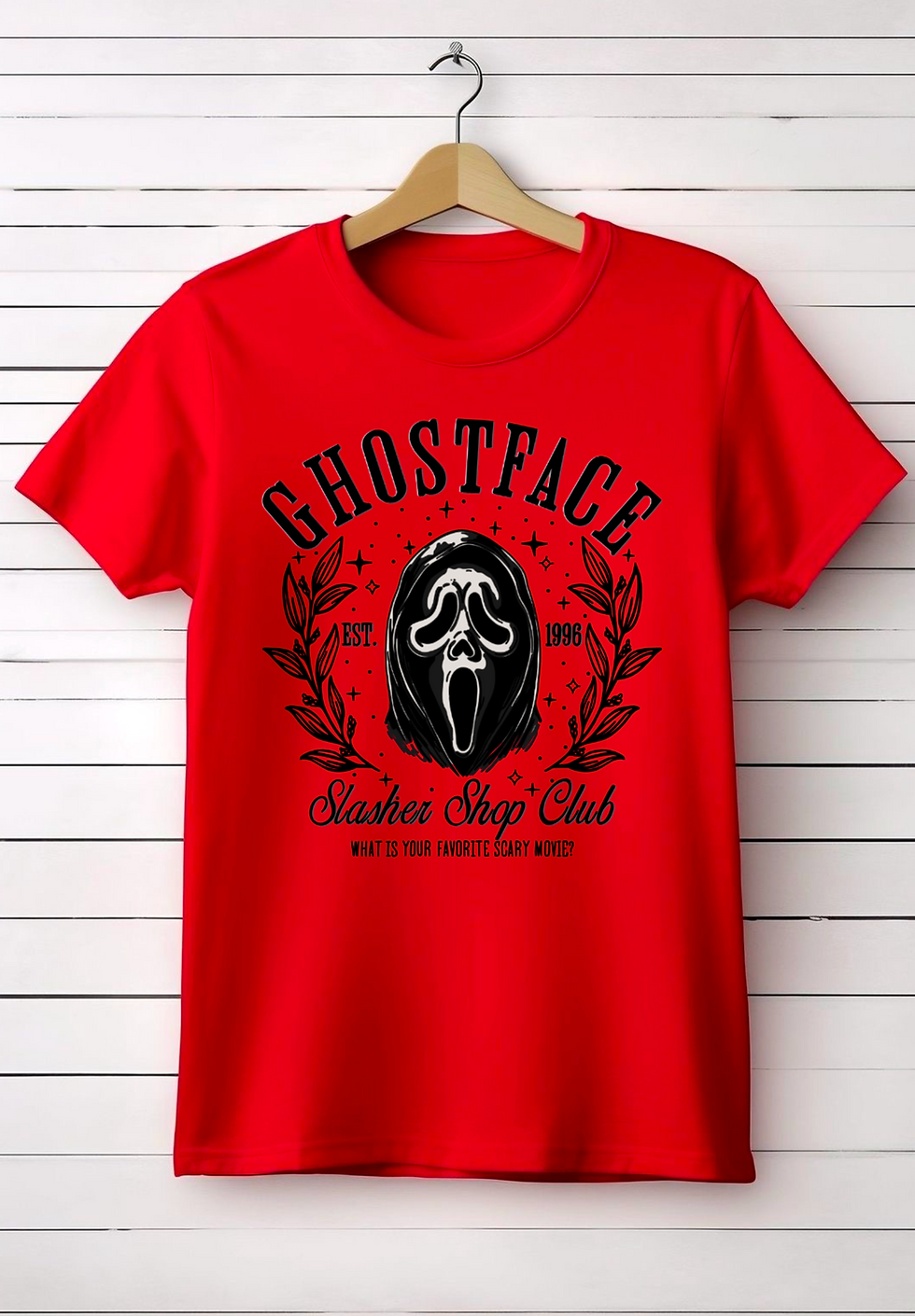 Thumbnail: Ghost Face T- Shirt, Horror Movie Sweatshirt, 1996 Hoodie, Scary Movie Tee