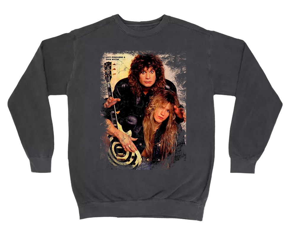 Thumbnail: Ozzy Ozbourne Shirt, Prince Of Darkenss Sweater, Zakk Wylde T-Shirt, Heavy Metal