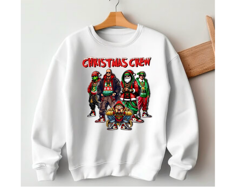 Thumbnail: Christmas Crew Sweatshirt, Holiday Classic Movies Hoodie, Vintage T-Shirt