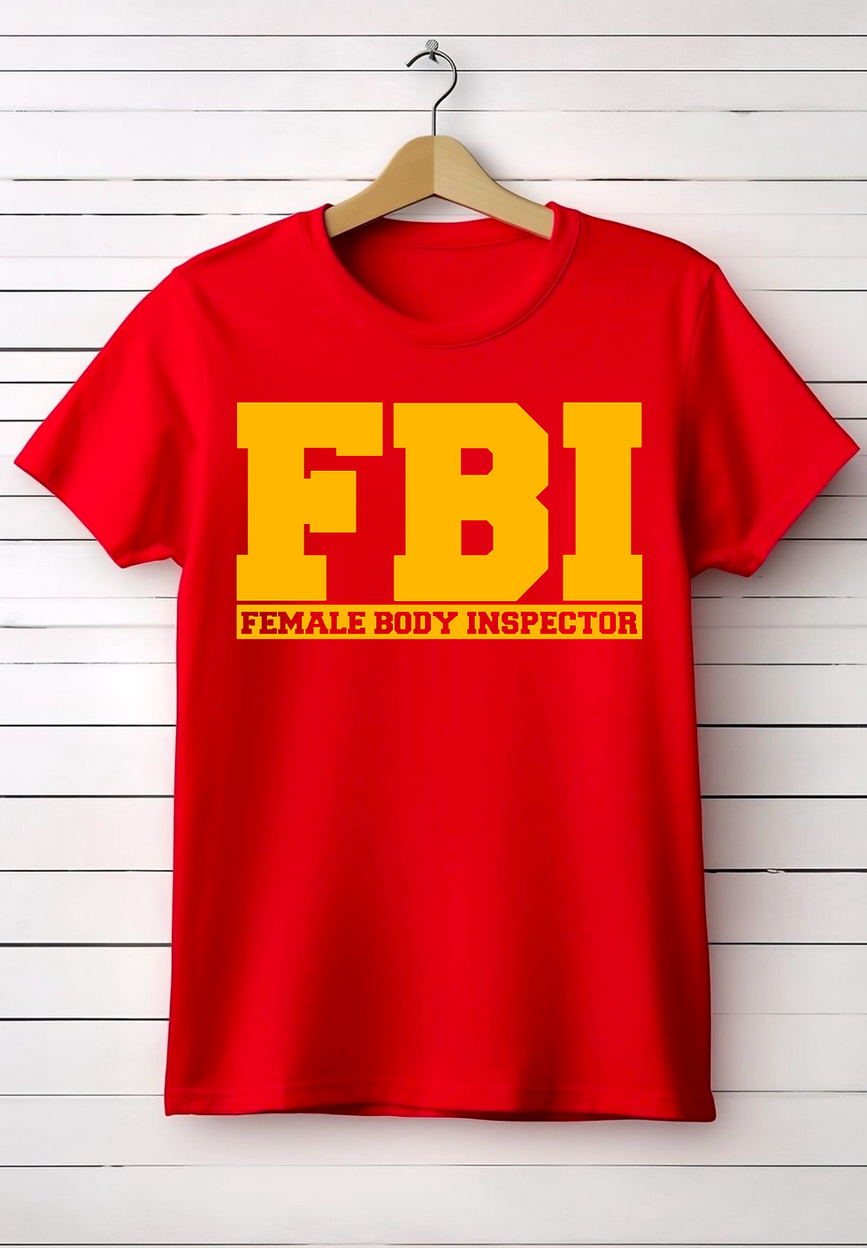 Thumbnail: FBI Female Body Inspector T-Shirt, Funny Sweatshirt, FBI Hoodie, Joke Tee 