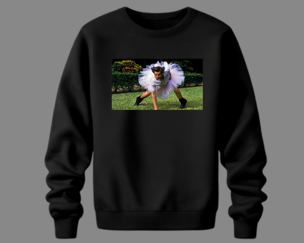 Thumbnail: Jim Carry Ace Ventura Movie Sweater, Funny Tutu Scene Shirt, Jim Carry Hoodie