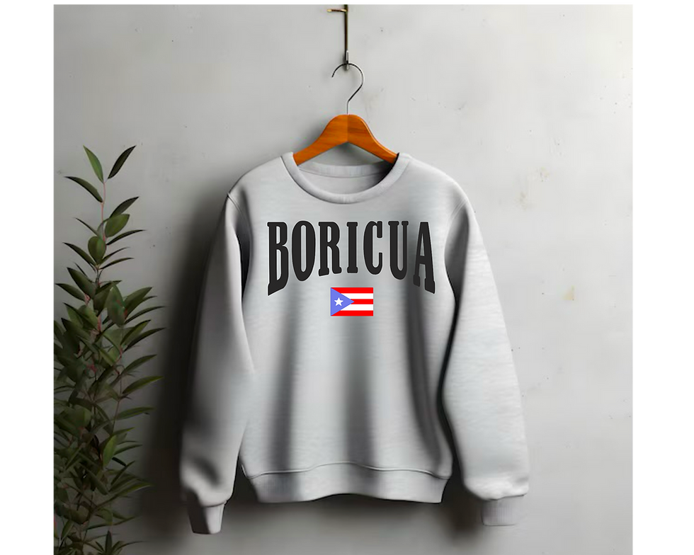 Thumbnail: Boricua T-Shirt, Puerto Rico Sweatshirt, Spanish Long -Sleeve Tee