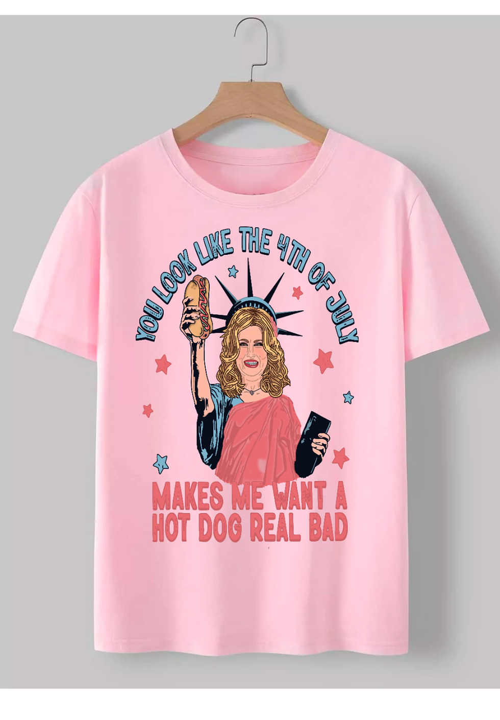 Thumbnail: You Look Like The 4th Of July, Makes Me Want A Hot Dog Real Bad T-Shirt, Hoodie