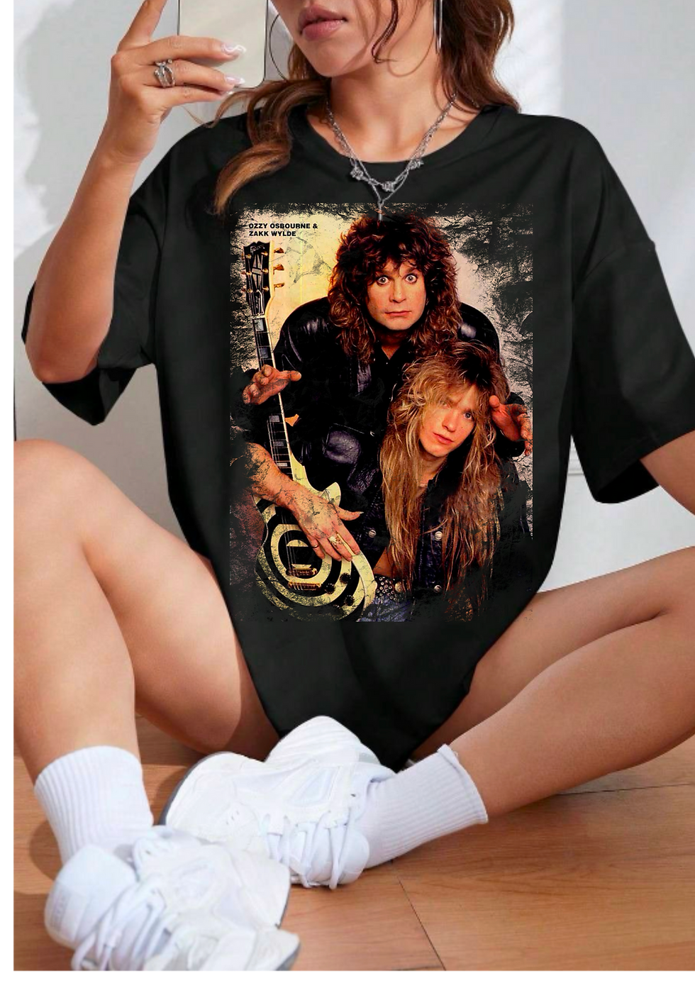 Thumbnail: Ozzy Ozbourne Shirt, Prince Of Darkenss Sweater, Zakk Wylde T-Shirt, Heavy Metal
