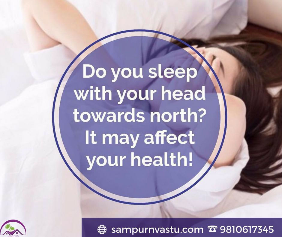 Direction of Your head while sleeping