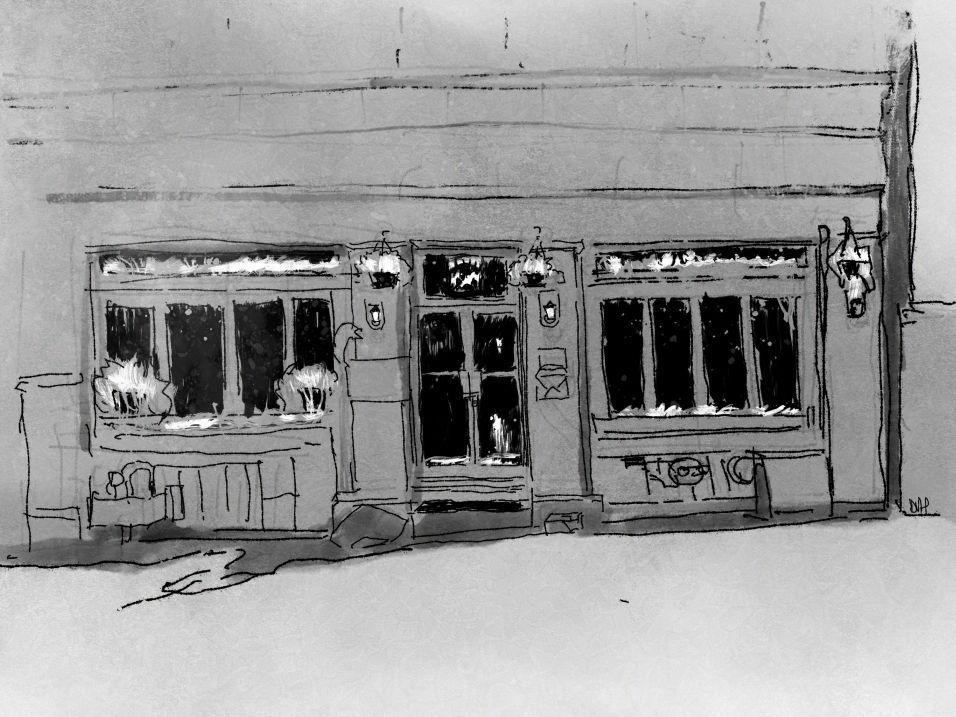 Storefront sketch