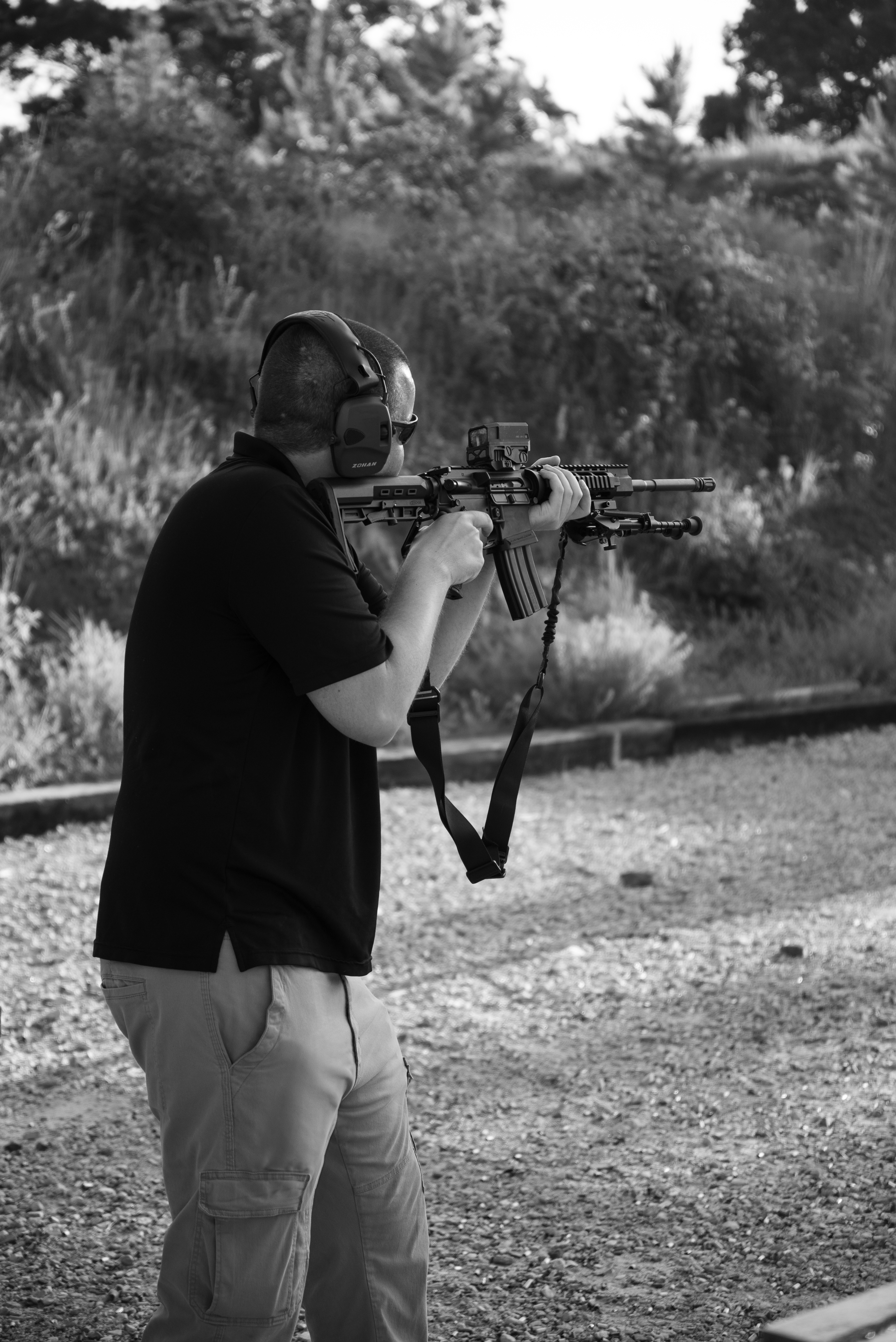 Ryan Karvoski shooting gun