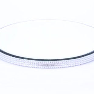 Diamante Edge Mirror Plate