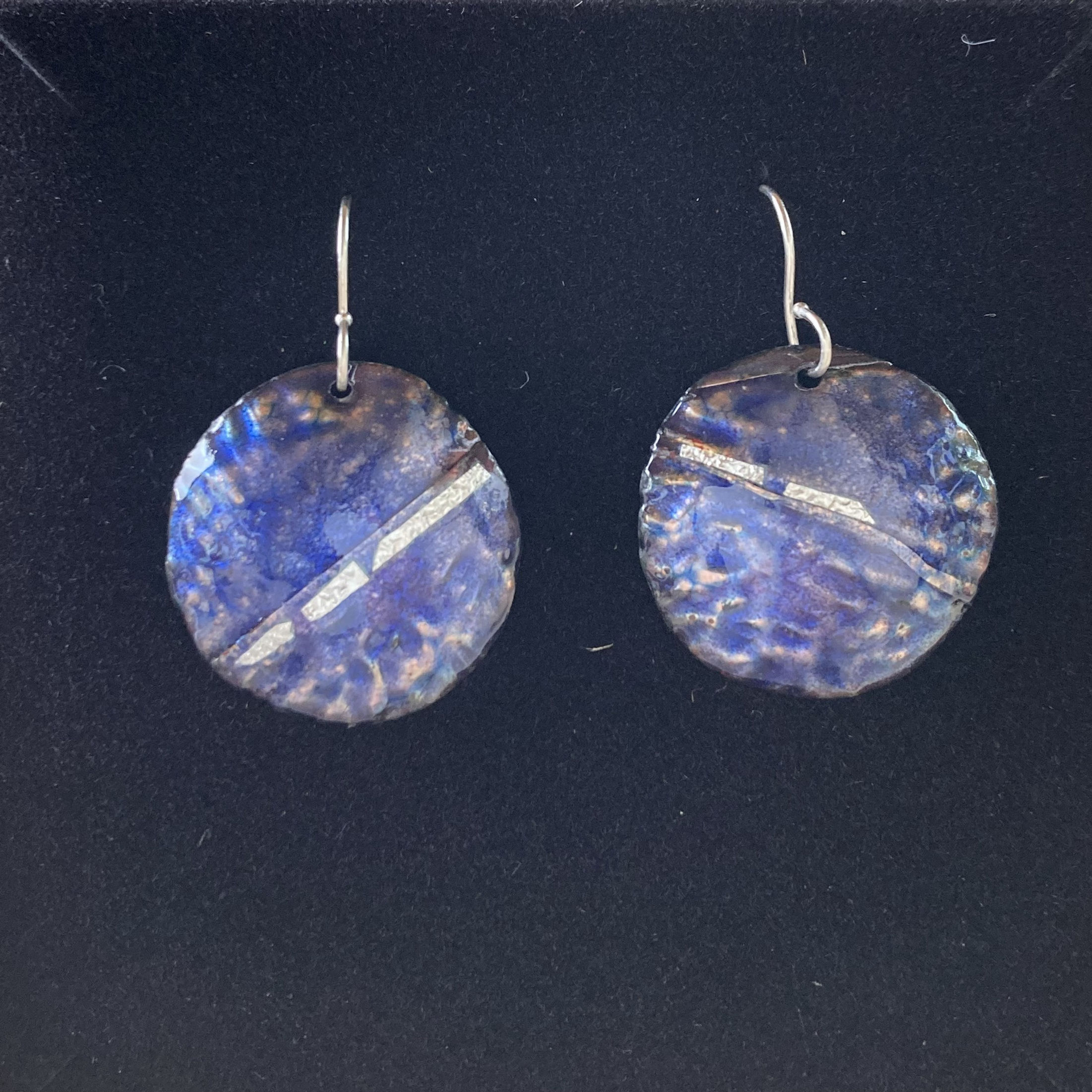 deep blue earrings