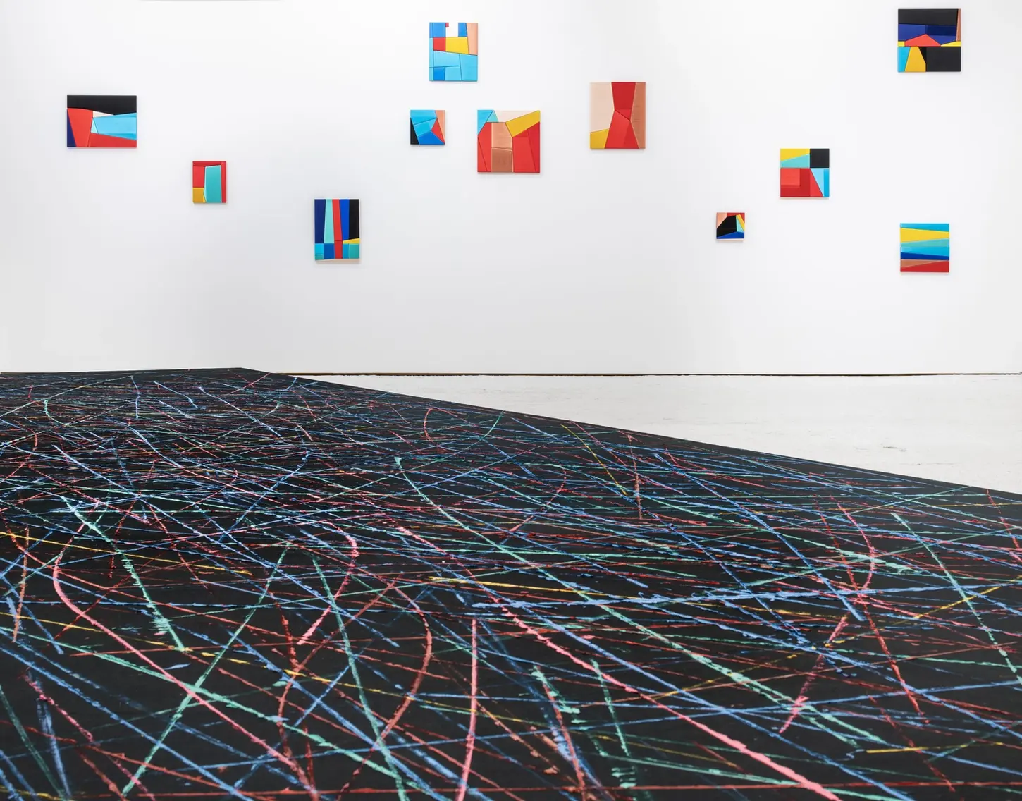 "Random Chromatics performances - Pixels sculptures" installation of various dimensions, 2020.