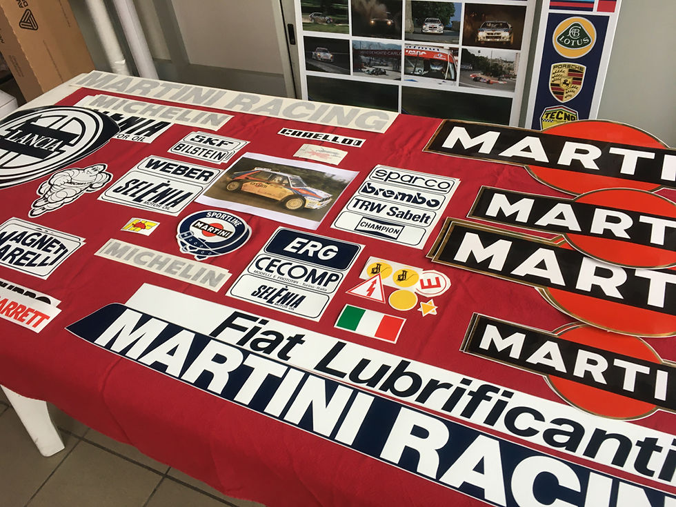 Thumbnail: Single stickers Lancia Delta Evo Martini 1992