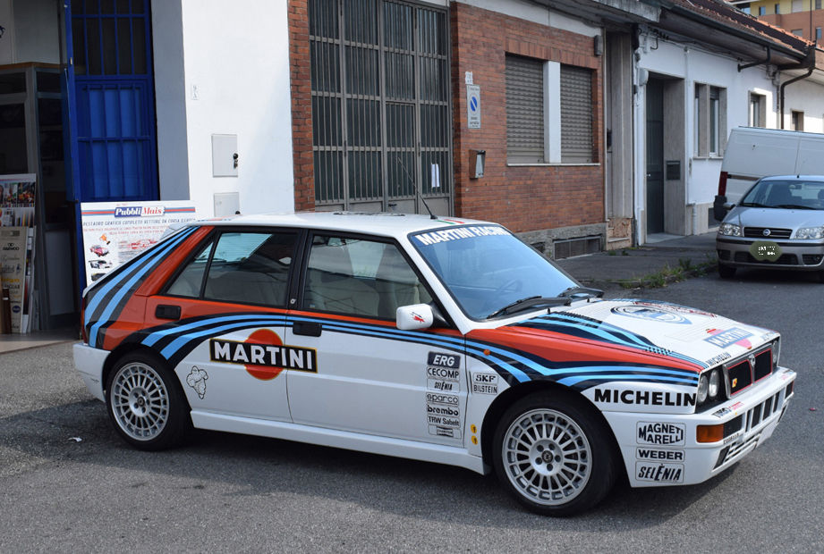 Thumbnail: Single stickers Lancia Delta Evo Martini 1992