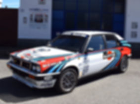 grafica completa adesivi sticker lancia delta hf integrale 16v martini 1990 biasion livrea sponsor pubblimais