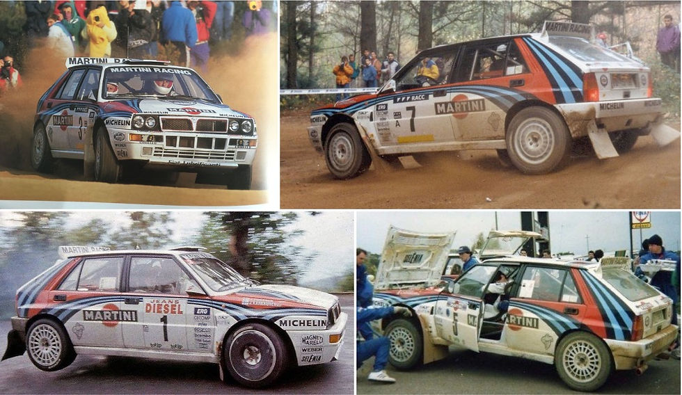 Thumbnail: Single stickers Lancia Delta Evo Martini 1992