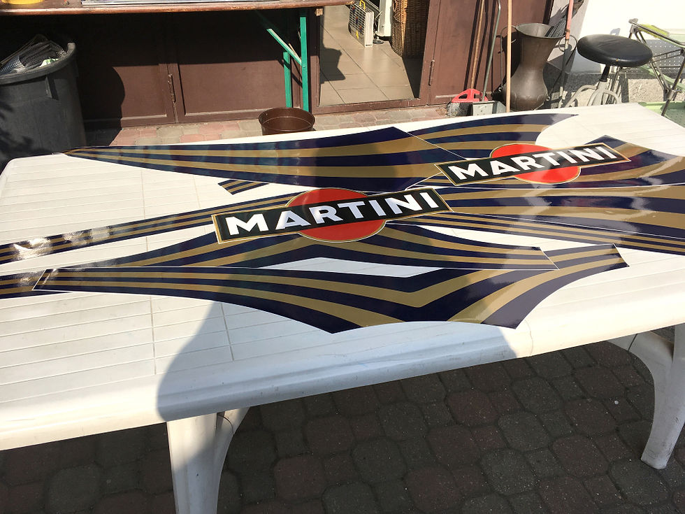 Miniatura: kit adesivi sticker decal lancia delta evoluzione martini rossa 92 livrea livery sponsor shop online red edition oro g
