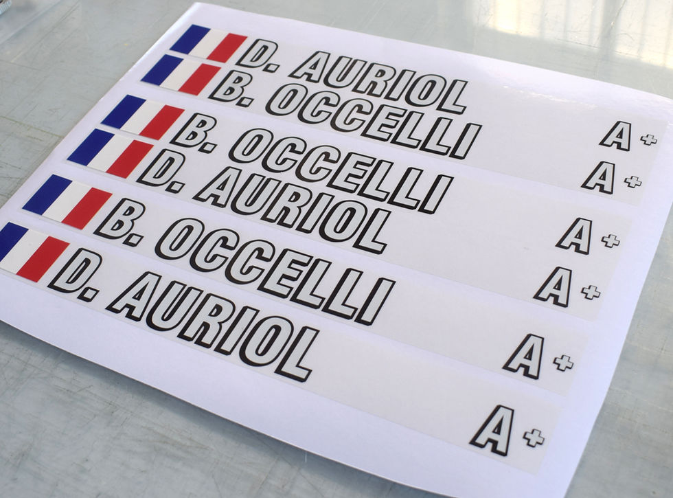 Thumbnail: Single stickers Lancia Delta Evo Martini 1992