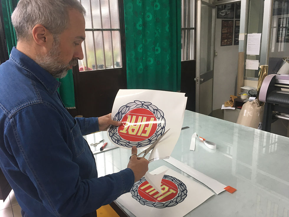 Miniatura: kit adesivi sticker fiat 131 abarth gruppo 4 1980 livrea sponsor maschere vendita shop decals pubblimais rohrl geistdorfer