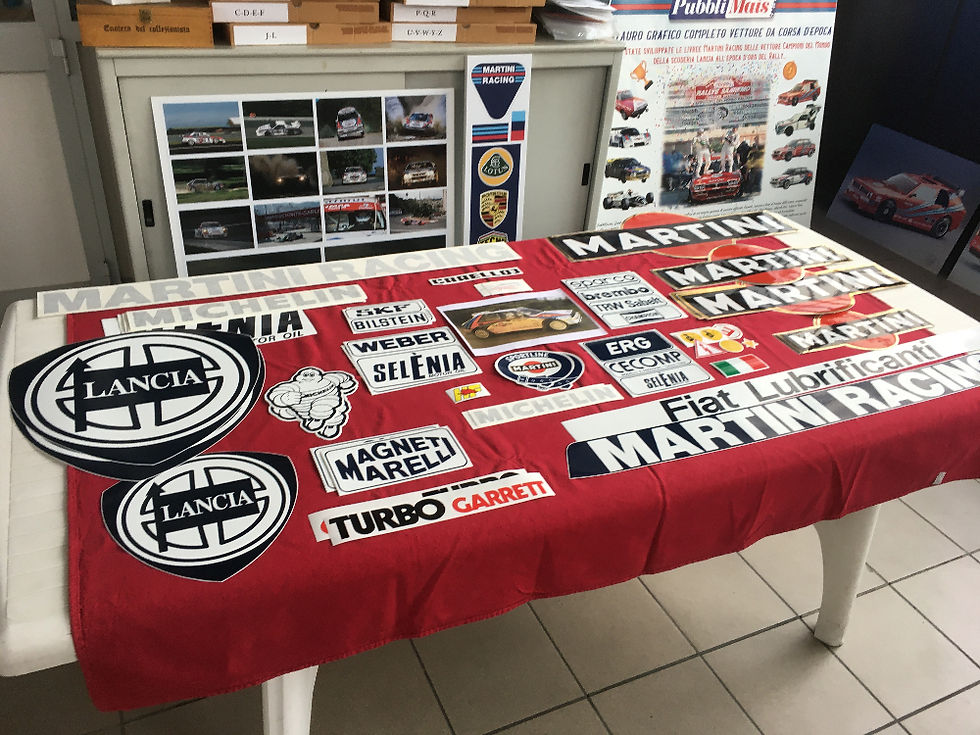 Thumbnail: Single stickers Lancia Delta Evo Martini 1992
