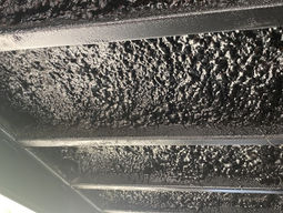 Pained and Sprayed Underfloor