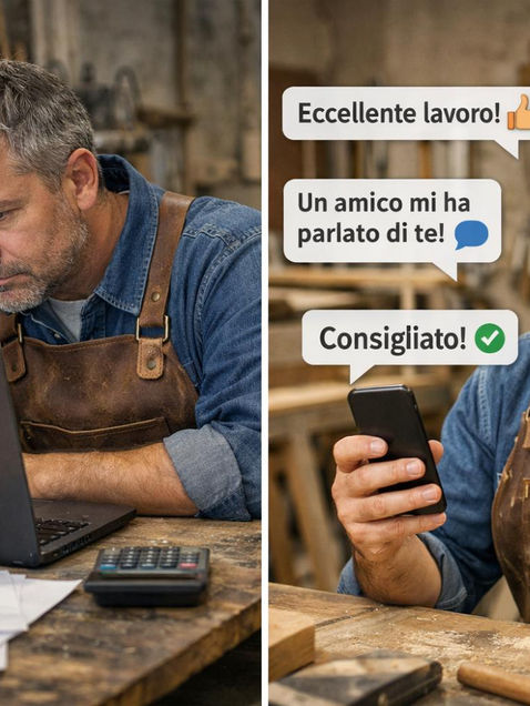 Passaparola vs pubblicità confronto su costi per contatto, conversioni e ROI tra metodo passaparola digitale e Google Ads per serramentisti 2026