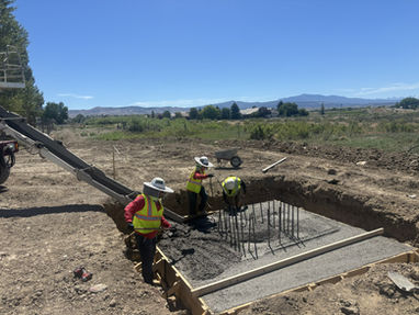 Concrete Work Begins at the Montrose Veterans Memorial