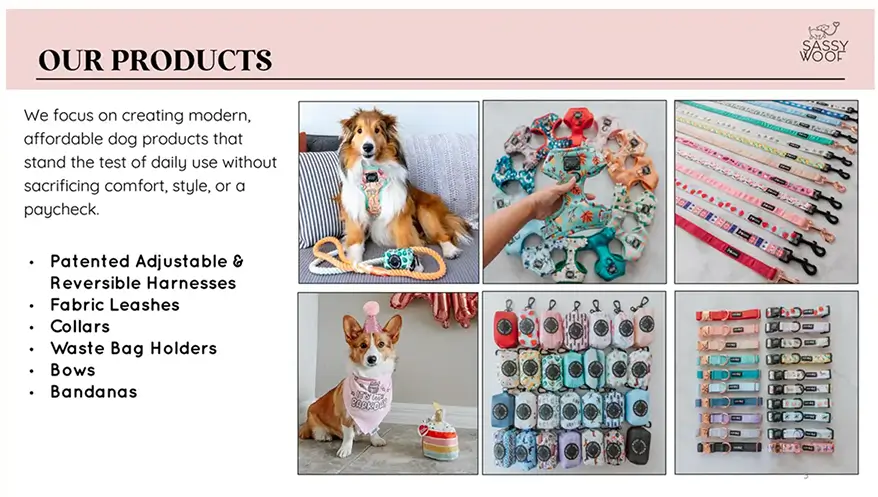 License now-Sassy Woof brand