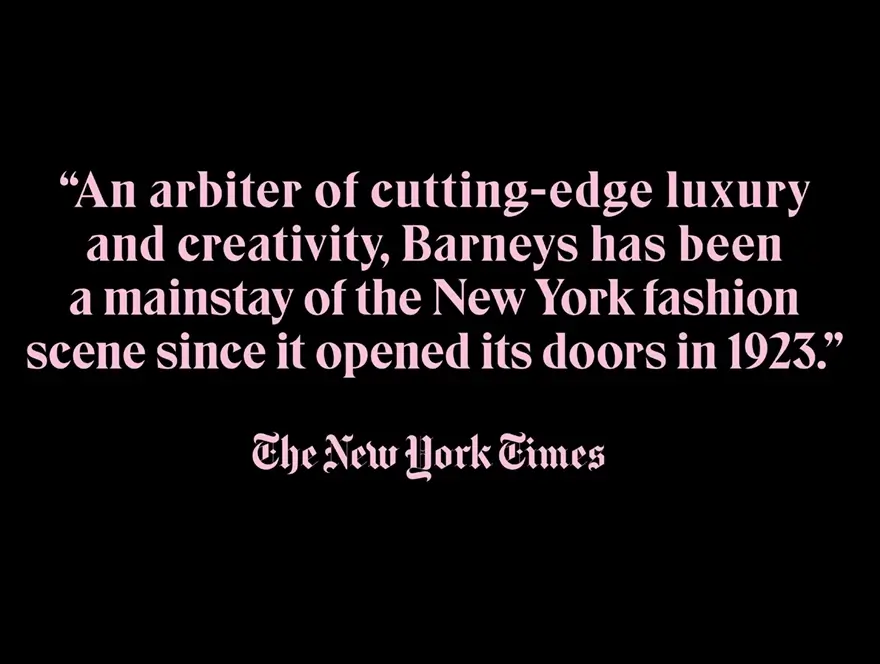 License now-Barneys New York brand