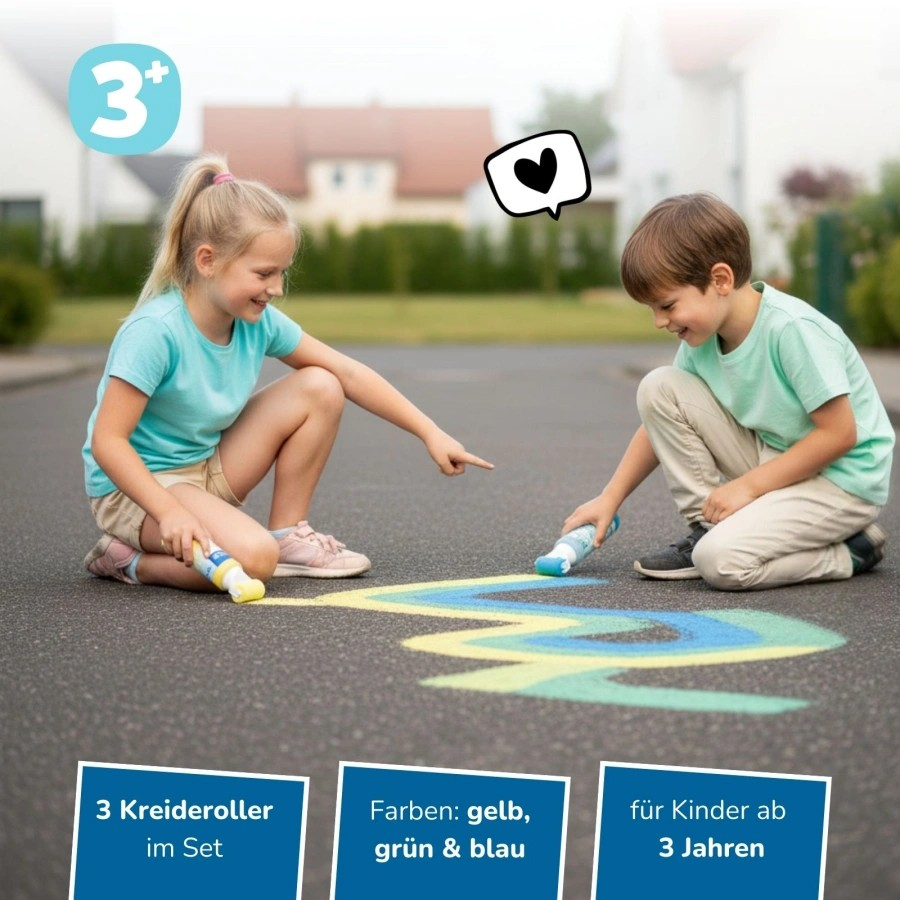 Miniaturbild: Straßenmalkreide Roller, 3er Set