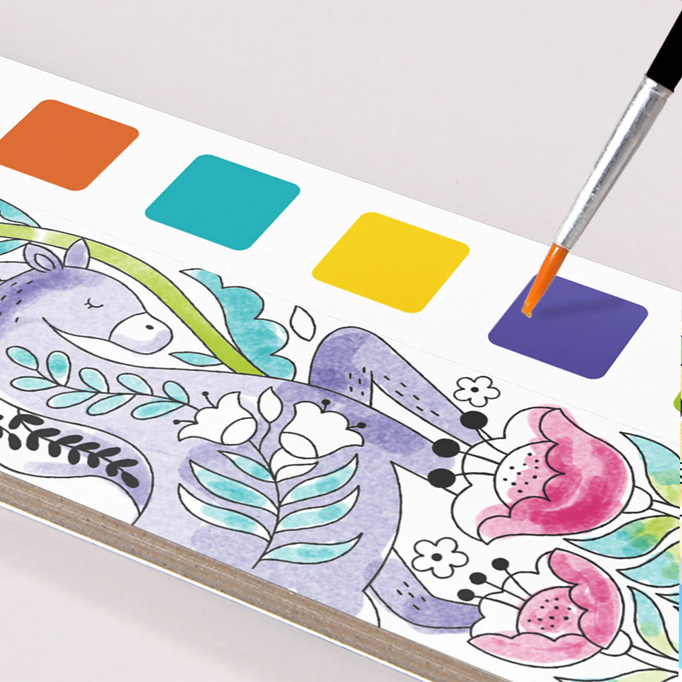 Miniaturbild: Malbuch mit Aquarellfarben