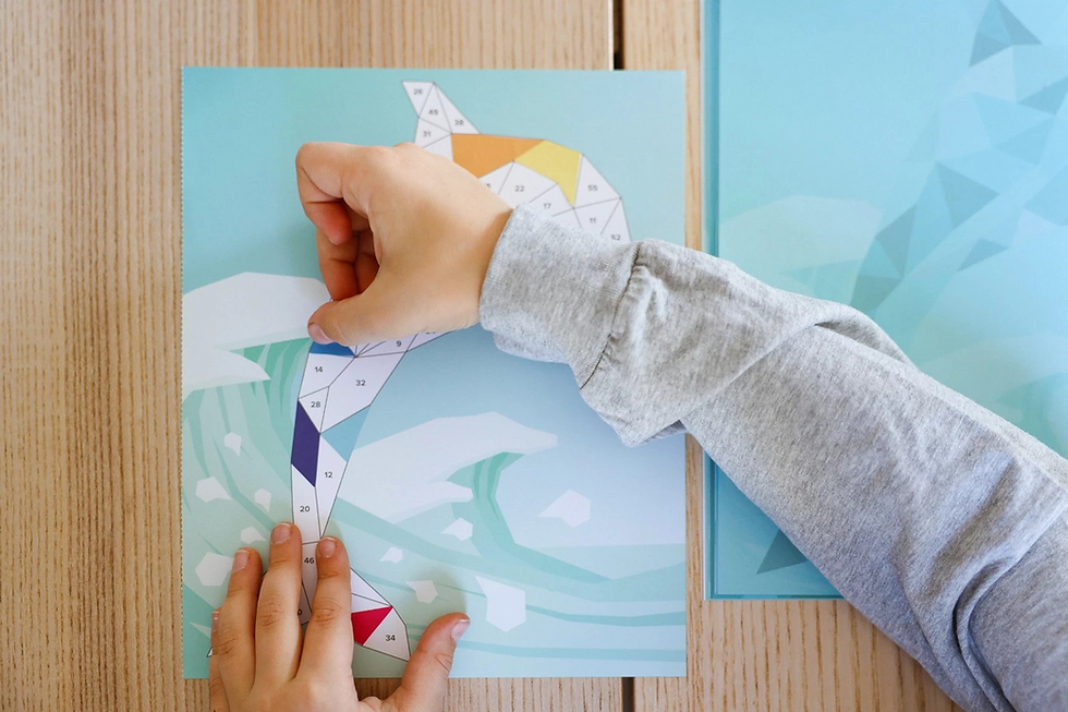 Miniaturbild: Sticker Painting Buch Ocean