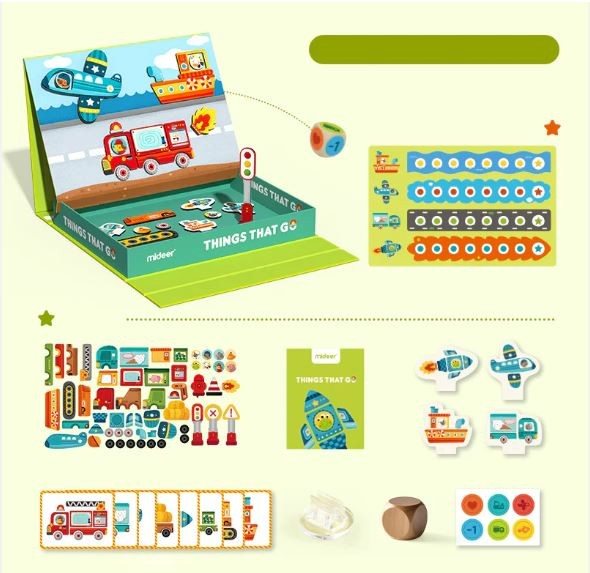 Miniaturbild: Magnetisches Spielset: Fahrzeuge