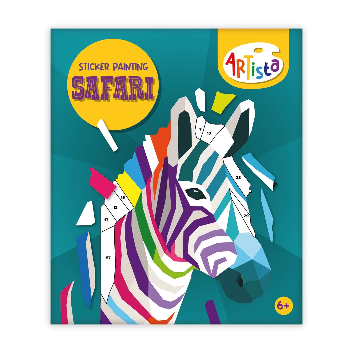 Sticker Painting Buch Safari