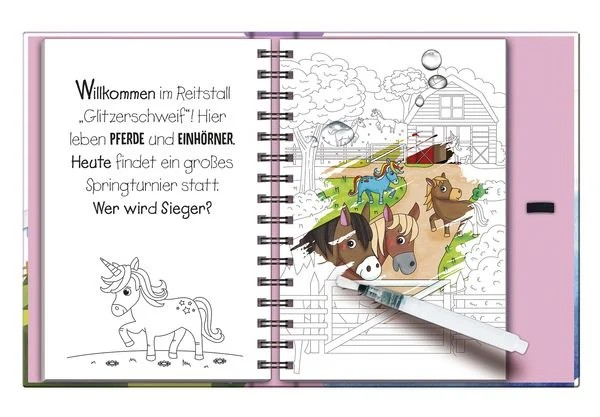 Miniaturbild: Magic Wasser Malbuch (unterschiedliche Motive)