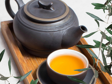 Delicate olive-leaf-tea - healthy and without caffeine