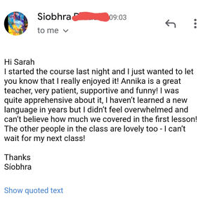 Positive feedback is priceless! 
