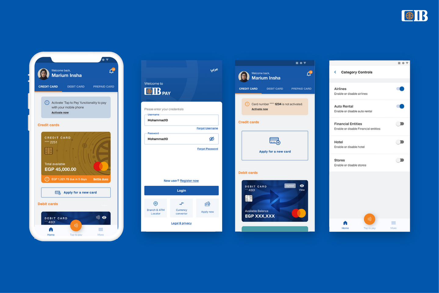 CIB Pay Mobile app