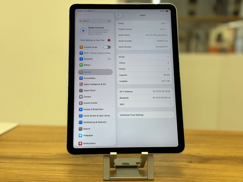 Thumbnail: iPad Air 5, 64GB Starlight, WiFi