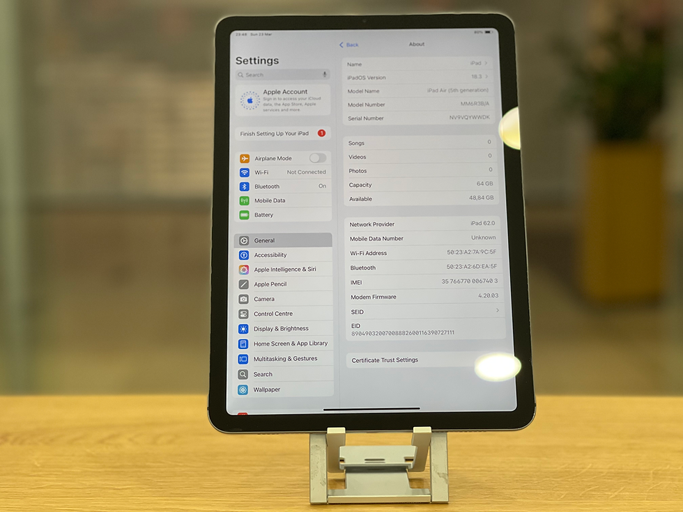 Thumbnail: iPad Air 5, 64GB Space Gray, WiFi + LTE