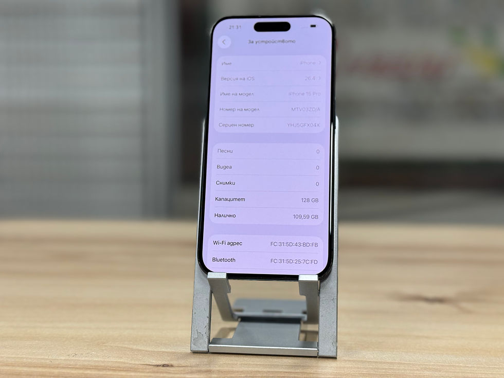 Миниатюра: iPhone 15 Pro, 128GB Blue Titanium 