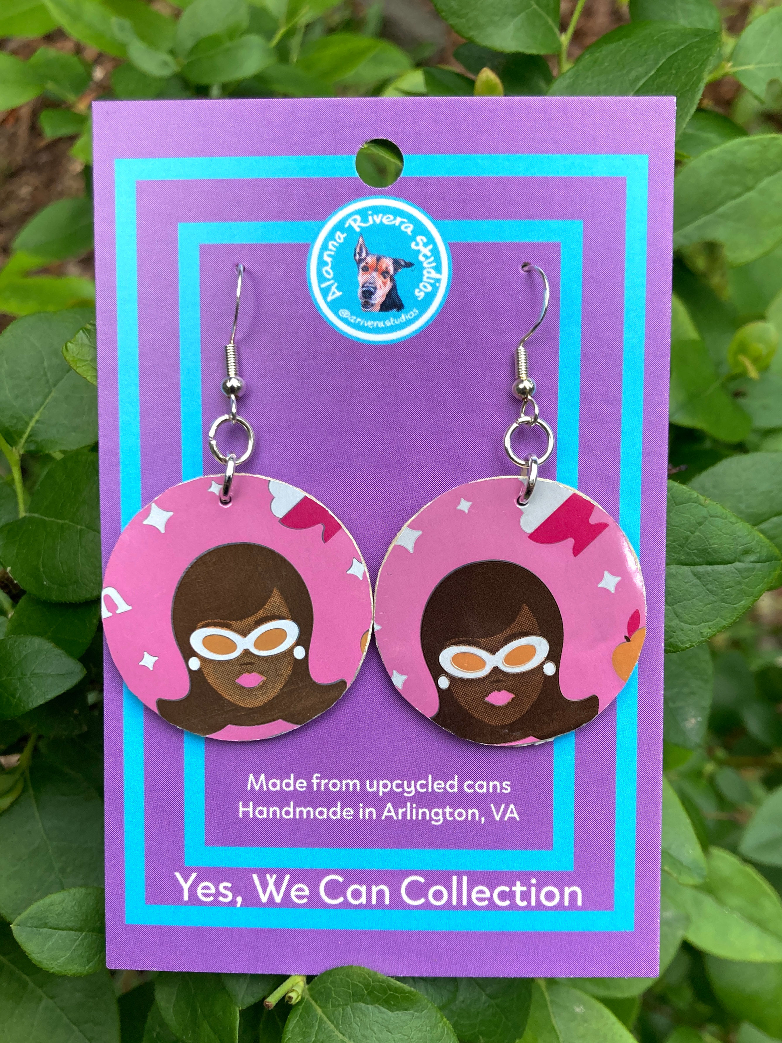 Yes, We Can Collection - BrunetteBarbie Oval Earrings