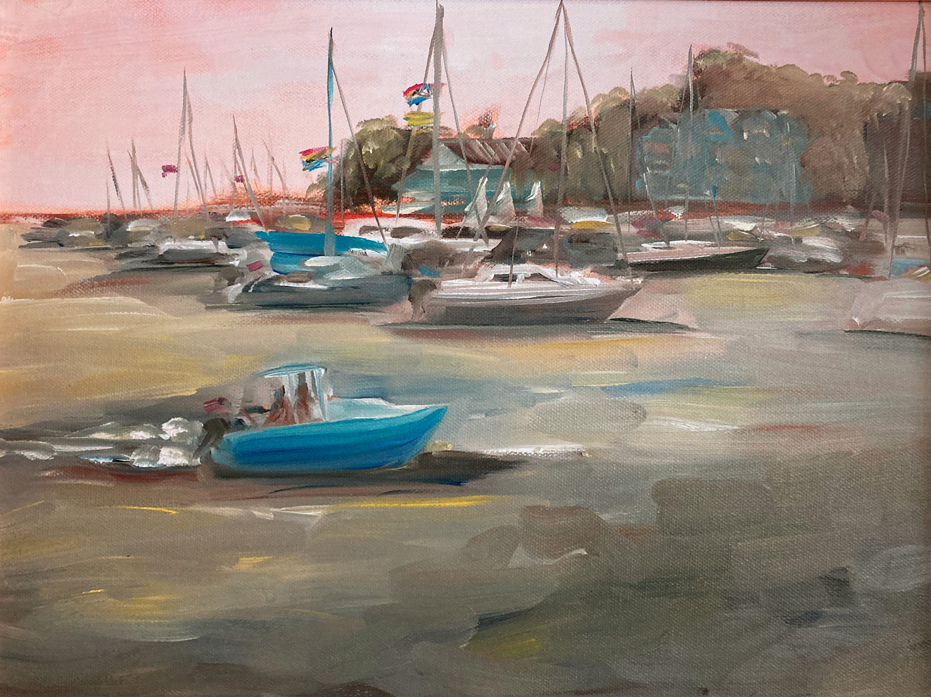 8x10" Art Print - City Dock During Pride