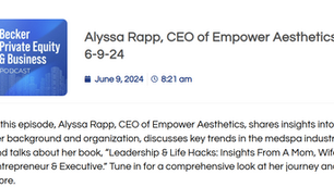 Alyssa Rapp, Leadership & Life Hacks: Insights From A Mom, Wife, Entrepreneur & Executive.