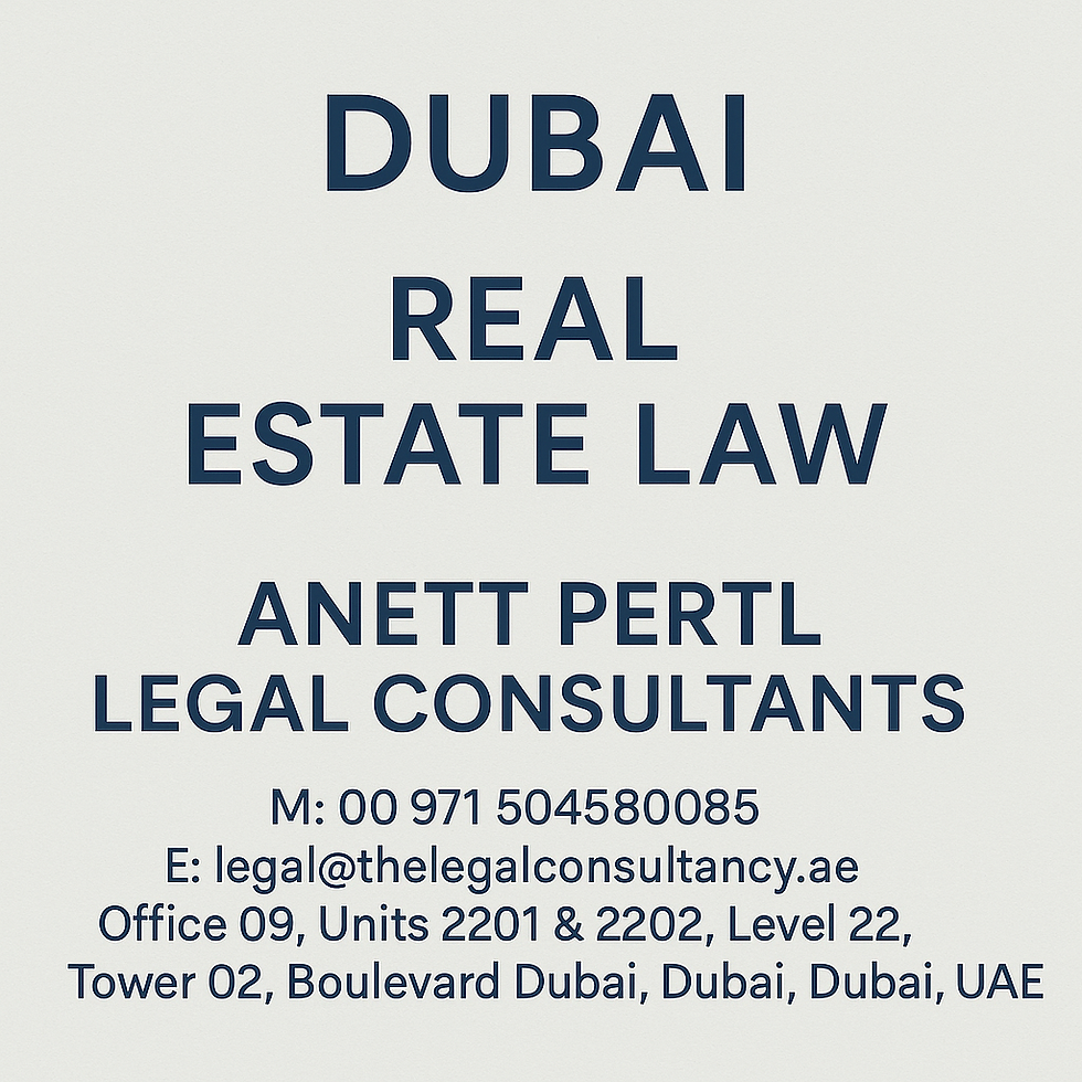 The Importance of Reviewing Property SPAs and Legally Double-Checking the Entire Property Purchase Process in the UAE