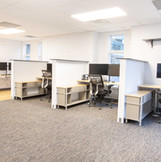 interior of modular built office building