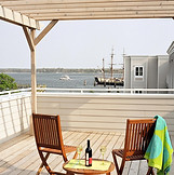 balcony suite of harborfront inn hotel