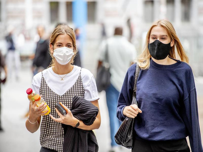 People with face mask