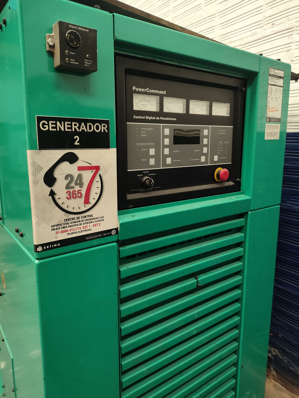 Miniatura: Planta Electrica diesel  Cummins 1.125   kva